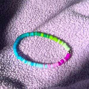 HANDMADE ombré heishi bead bracelet